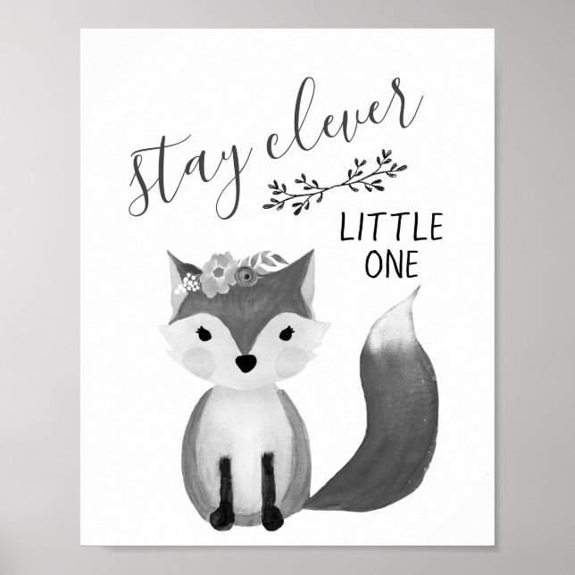Poster Restez habile Nursery Wall Art (Devant)
