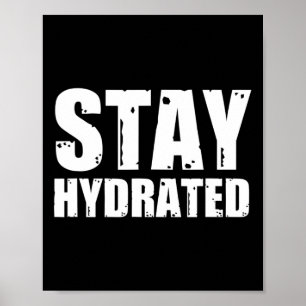 Poster Restez hydraté