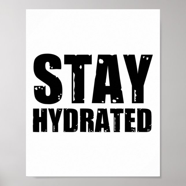 Poster Restez hydraté1 (Devant)