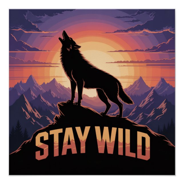 Poster Restez Sauvage (Devant)