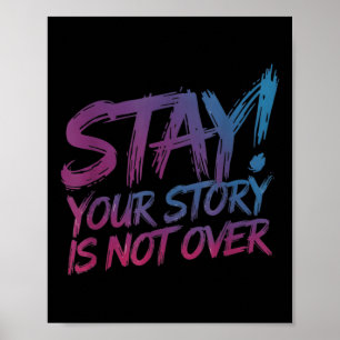 Poster Restez Votre Histoire N'Est Pas Sur La Prévention