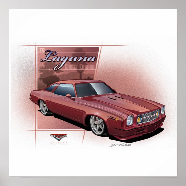 Poster Resto Mod 1973 Laguna (Devant)