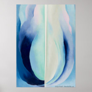 Poster Résumé Bleu par Georgia O'Keeffe