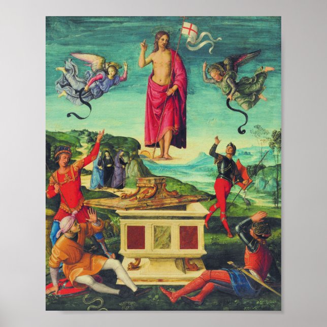 Poster Résurrection de Jésus Christ par Raphael (Devant)
