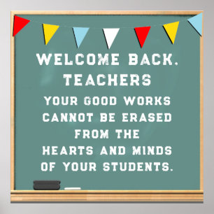 Poster Retour À L'École