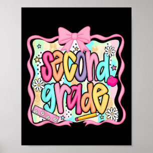 Poster Retour à l'école Bonjour l'équipe de deuxième anné