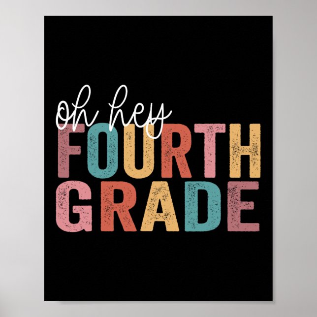 Poster Retour À L'École Étudiants Professeur Oh Hey 4th Q (Devant)