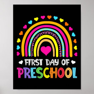 Poster Retour À L'École Joyeux Premier Jour De L'École Pr