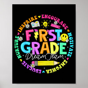 Poster Retour à l'école première année équipe de rêve ens