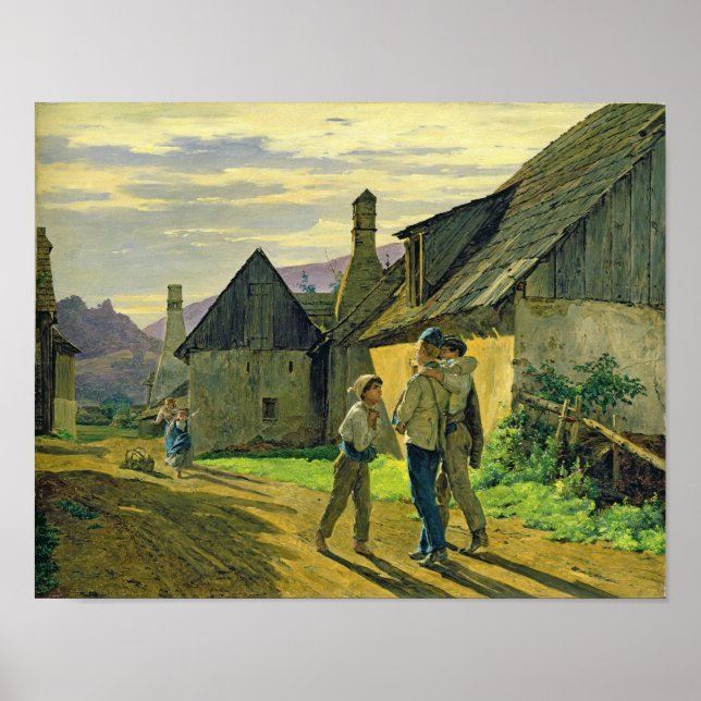 Poster Retour de la guerre, 1859 (Devant)