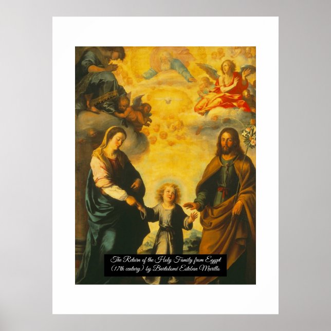 Poster Retour de la Sainte Famille d'Egypte (Devant)