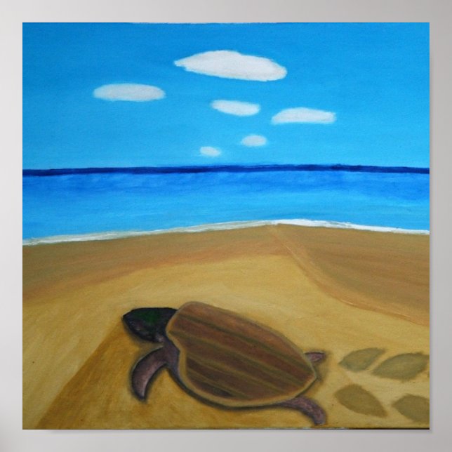 Poster Retour de l'affiche de la tortue (Devant)