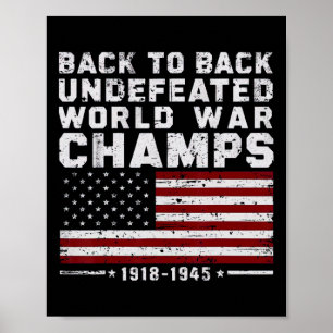Poster Retour Retour Retour Guerre Mondiale Indéférée Cha