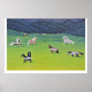 Poster Retraite du cheval de carrousel