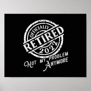 Poster Retraite officielle 2022 Parti de retraite Retrait
