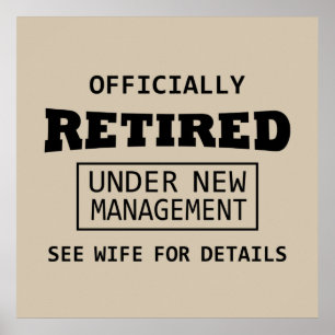 Poster retraité officiellement sous la nouvelle direction