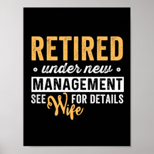 Poster retraité sous la nouvelle direction, voir femme po