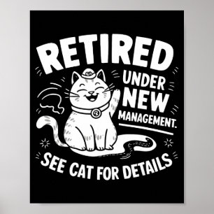 Poster Retraité sous nouvelle direction - Drôle de retrai