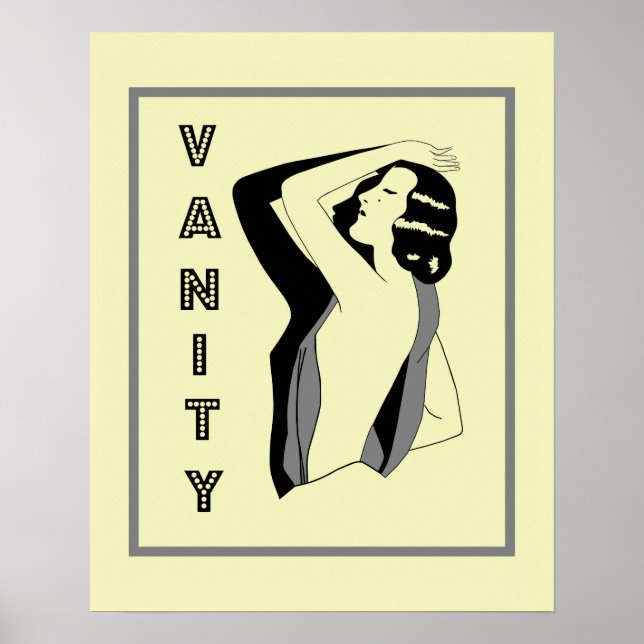 Poster Retro 1920s Vanity (Devant)