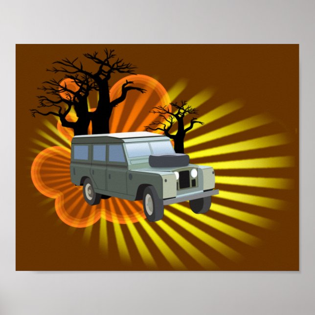 Poster Retro Adventure (Devant)