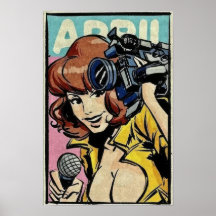 Poster Retro April Ninja