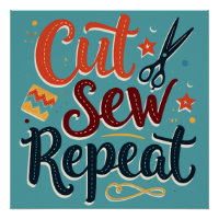 Retro "Couper la couture répétée" Conception de l'