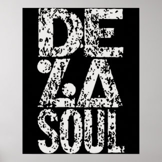 Poster Retro De La Soul Cadeaux De Musique Cool Pour Vent