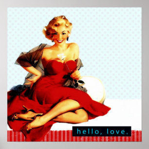 Poster Rétro des années 1950