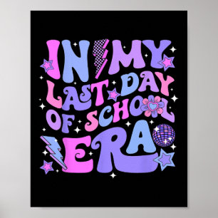 Poster Retro Disco Super Bonjour Été Dans Mon Dernier Jou