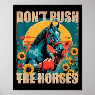 Poster Retro Funny Dont Pousser La Citation De Mème Des C