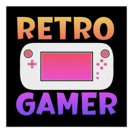 POSTER RETRO GAMER