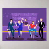 Poster Retro Gay Bar
