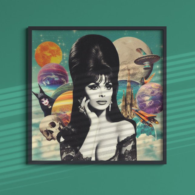 Poster Retro Goth Girl (Créateur téléchargé)