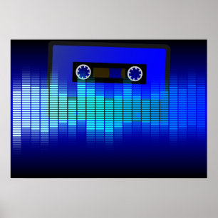 Poster Rétro musique