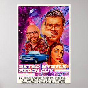 Poster Retro Myrtle Beach Guy Le Film