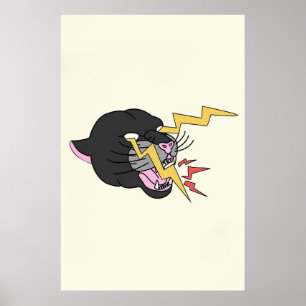 Poster Retro Panther