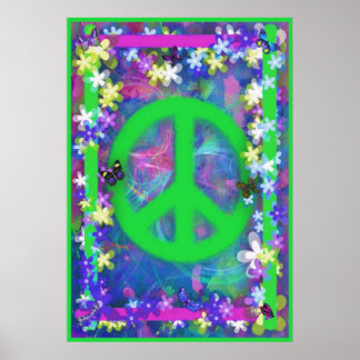 Poster Retro Peace III