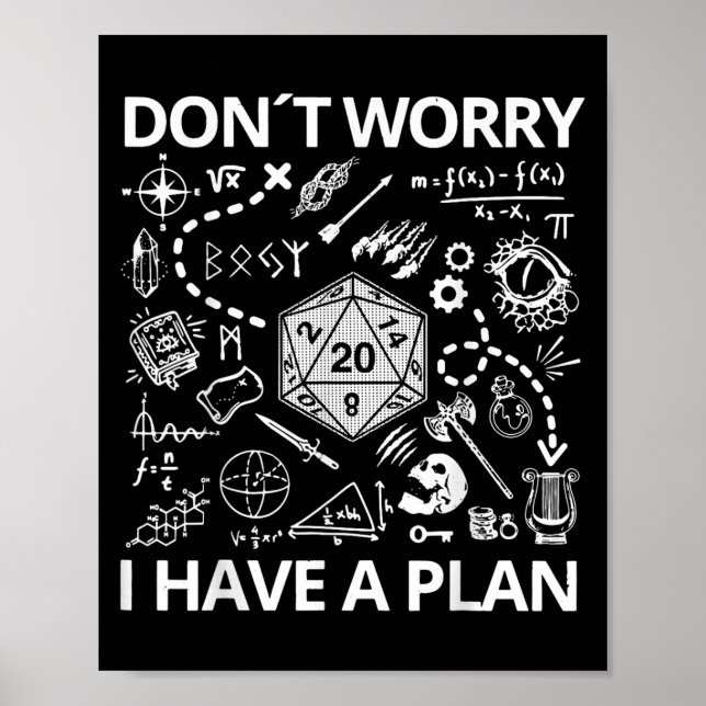 Poster Rétro Quelle Partie De Ne Comprenez-Vous Les Maths (Devant)