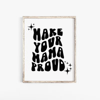 Retro Super Faites de votre maman un joyeux art mu
