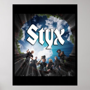 Poster Retro The STYX Band Classic Music Gift pour fans