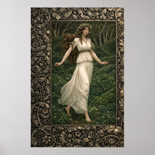 Poster Rétro The Wood Beyond the World par William Morris
