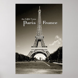 Poster rétro Tour Eiffel