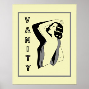 Poster Rétro vanité des années 1920