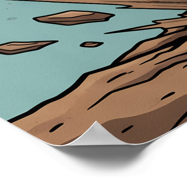 Poster Retro Zombie Gamer Hand - Classic Controller Grip (Coin)