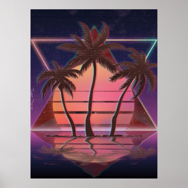Poster Rétrowave (Devant)