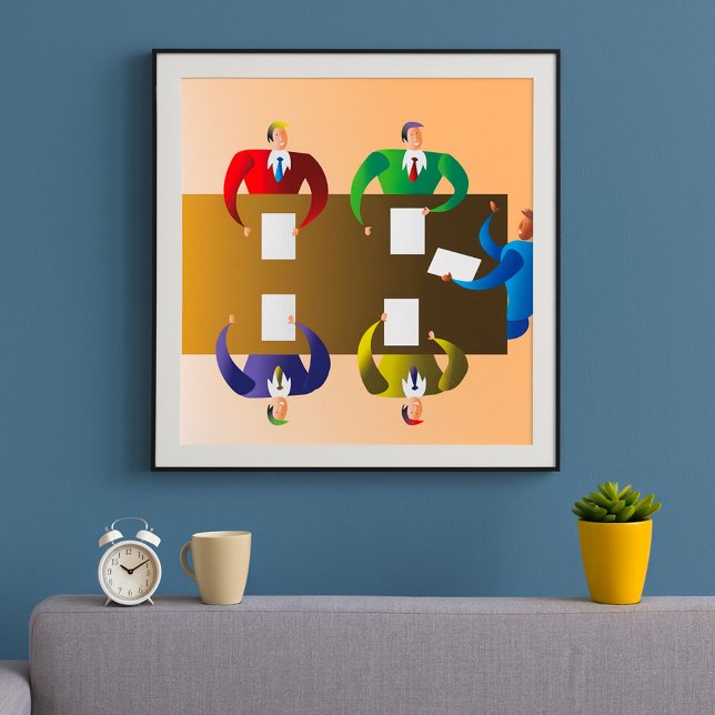 Poster Réunion d'affaires (Créateur téléchargé)