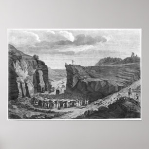 Poster Réunion de Camisards dans le désert,