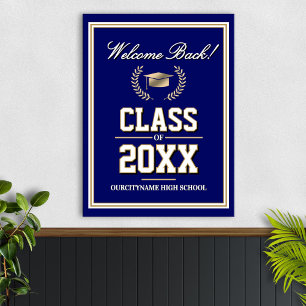 Poster Réunion de classe des couleurs de l'école Bienvenu