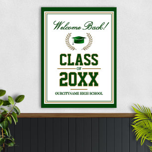 Poster Réunion de classe des couleurs de l'école Bienvenu