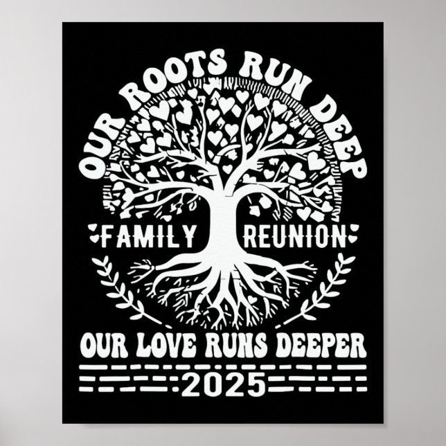 Poster Réunion de famille 2025 Nos racines sont profondes (Devant)